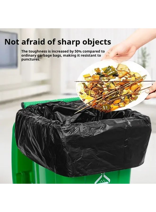 100pcs Heavy Duty Trash Bags 27 56x35 43 Inch Extra Strong Tear Resistant For Commercial Home Yard Kitchen - Image 4